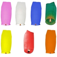 Летающий фонарик (*китайский фонарик*, *Шар желаний*) цилиндр (тор), диаметр 30см, цвета в ассортименте (цена за 1шт.)